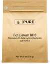 Ingredientes originales puros Potasio BHB, (8 oz) Potasio D-Beta-Hydroxybutyrate, Pure