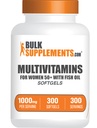 BulkSupplements.com Multivitamin for Women 50 Plus Softgels - Women's Daily Vitamins, Multimineral Supplement - Complete Multivitamin with Fish Oil - 1 Softgel per Serving, 300 Count (Pack of 1)