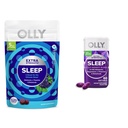 OLLY Melatonin Sleep Gummies and Softgels Bundle with Chamomile, Lemon Balm, 120 Count Gummies, 60 Count 10mg Melatonin Softgels