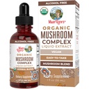 MARYRUTH'S Mushroom Complex | Lion's Mane | Turkey Tail | Reishi Mushroom | Shiitake Mushrooms | Alcohol Free | Mushroom Blend | Organic | Non-GMO | Vegan | 30 Servings