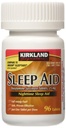 KIRKLAND SIGNATURE Sleep Aid Doxylamine Succinate 25 Mg X Tabs (53201812) No Flavor 96 Count, Packaging May Vary