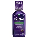ZzzQuil, Sleep Aid, Nighttime Sleep Aid Liquid, 50 mg Diphenhydramine HCl, Fall Asleep Fast, Non-Habit Forming, Warming Berry Flavor, 12 FL OZ