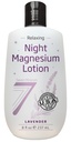 Seven Minerals Magnesium Lotion for Sleep - Lavender Relaxing Night Blend - Highly Concentrated Magnesium for Better Sleep, Body & Mind Relaxation. Non-Greasy Skin Friendly - 8 fl oz