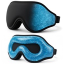 3D Zero-Pressure Sleep Mask with Cooling Gel | 100% Blackout Eye Cover for Puffy Eyes, Migraines & Dry Eyes | Hot & Cold Therapy for Deep Sleep & Relaxation