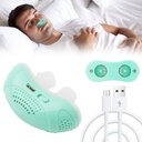 Electric Anti Snoring Devices, Mini Machine, Airing Micro for Travel, Sleep Apnea Devices, Snoring Solution for Men and Women, Suitable for All Nose Shapes Mint Green