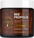 Dr Sosnowski's Bee Propolis ← 1500mg High Potency ¦ Hive-derived Superfood, Vegetable Capsules, 60 Conde.
