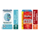 Brain Support Supplement - NEURIVA Plus with Omega-3 Fish Oil + High Absorption Krill Oil 500mg Softgels