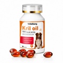 Krill Oil Omega 3 for Dogs, Allergy Relief & Itch Relief Support, Skin and Coat Supplement for Shedding, Joint Health Softgels with EPA & DHA, 90 Count