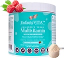 Todas en One Kids Vitamins, 90 Day Supply, Powder Multivitamin con Probióticos, Immune Support, Gut Health, Vegan D3, Sugar Free, Non GMO, Natural Flavor, Doctor Formulado, Daily Nutrition