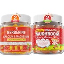 Mushroom Lions Mane Focus + Saffron + Omega-3 + Berberine Gummies