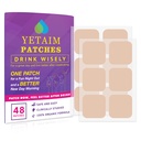 YETAIM Recovery Patches for Men Women: 48 Pack Energy Boost Fast Recovery - Day Night Party Support - Apply on Arm Neck Wrist Back for Party Fun Morning Revival - Power Purple