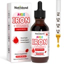Liposomal Liquid Iron for Kids, Iron Supplements for Kids with Vitamin C & Lactoferrin for Healthy Iron Levels, Energy & Blood Health, Vegan, Alcohol-Free, Blueberry Flavor, 2 FL OZ