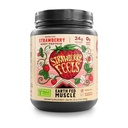 Earth Fed Muscle Strawberry Feels (Forever) – Irish Truly Grass‑Fed Whey Protein Isolate, No Sugar, Soy‑Free, Gluten‑Free (2 lb, 29 Servings, Strawberry)