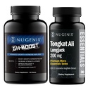 Nugenix Essentials Tongkat Ali Longjack and GH-Boost Advanced HGH Boosting Supplement for Men