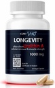 Urolithin A 1000 mg – 60 Vegan Capsules | 99%+ Pure Urolithin A Supplement | Third‑Party Tested | COA Available | Cellular Energy & Mitochondrial Support.