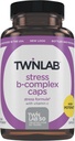 Twinlab Stress B-Complex Caps - Energy Support Supplement with Vitamin B12 and B6-250 Capsules