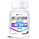 Healthfare Melatonin 5mg | 300 Fast Dissolve Tablets | Berry Flavor | Vegan, Non-GMO, Gluten-Free | Made in the USA