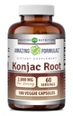 Amazing Formulas Konjac Root Supplement | 2000 Mg Per Serving | Veggie Capsules | Non-GMO | Gluten Free | Made in USA (1 Pack | 180)