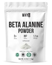 Beta-Alanine Powder, 2.4 lb, Unflavored Supplement for Pre Workout Micronized Beta-Alanine Powder for Easy Mixing Vegan Non-GMO Gluten-Free, 1100g