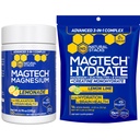 Magtech Magnesium Lemonade & Magtech Hydration Powder with Creatine - Sugar Free Magnesium Powder - Supports Hydration & Brain Health - 44 Total Servings