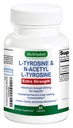 Max Strength L Tyrosine Supplement & N Acetyl L Tyrosine Peak Focus, Alertness, Concentration, Body & Mind Energy. L-Tyrosine 850mg Per 1 Capsule. A Well-Being Nutrient Boost For Performance