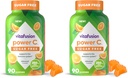 Vitafusion Sugar Free Power C Vitamin C Gummies,Daily Adult Vitamins for Immune System Support (1),Orange Flavor,90 Count (Pack of 2)
