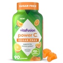 vitafusion Sugar Free Power C Vitamin C Gummies, Daily Adult Vitamins for Immune System Support (1), Orange Flavor, 90 Count