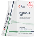 Designs for Health ProbioMed 250 Probiotics - Shelf Stable 250 Billion CFU Probiotic Supplement for Adults - 10 Strains for Digestive Health + Immune Support - Dairy Free + Gluten Free (14 Packets)