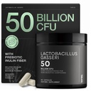Lactobacillus Gasseri - Ultra High Strength 50 Billion CFU - Delayed Release Capsules - Made with Prebiotic Inulin Fiber - Supports Digestive Health & Gut Flora - Third-Party Lab Tested - 60 Capsules