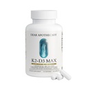 Vitamin D3 K2 Supplement 5000 IU - D3 5000 with K2 MK7 100mcg Calcium BioPerine - Bone Health Immune Support Cardiovascular Wellness - High Absorption Vegan Non-GMO Gluten Free - 60 Capsules