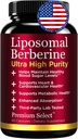 Liposomal Berberine HCL Capsules Supplement for Men and Women - 60 Capsules, 30 Servings - Third Party Tested, Made in USA