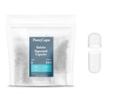 PureCaps USA - Empty Gelatin Capsules Size 3| 500 Separated Pills| Clear| Non-GMO Certified | SLS, Gluten, Preservative Free