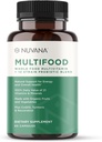 Multifood Whole Food Multivitamin for Men &amp; Women TEN 21 Frutas Orgánicas " Vegtables " Atentos de energía, apoya Gut " Immune Health TEN Prebióticos " Probióticos