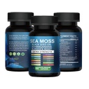 Organic Sea Moss Capsules with Black Seed Oil & Ashwagandha | Immune, Skin & Energy Support | 60 Vegan Capsules | Non-GMO, Gluten-Free