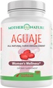 Madre Naturaleza Aguaje Curvas Capsules para Mujeres, 1000mg (120ct), Frutas Aguaje Naturales y Fuente Sostenible del Perú para Salud Femenina, Equilibrio de Hormonas, Curve Enhancer, Vegan, No Gluten-Free