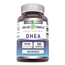 Amazing Formulas DHEA 100 mg Capsules | Supplement | Non-GMO | Gluten Free | Made in USA (1 Pack, 100 Count)