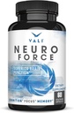 VALI Neuro Force Brain Booster Suplemento para Focus, Memory, Clarity & Energy. Función cognitiva nootrópica Extra Strength Support for Mental Performance. with Natural Caffeine. 60 cápsulas de verduras