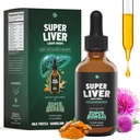 SuperBonsai Super Liver Support with Milk Thistle - All Natural Liver Cleanse Detox &amp; Repair Aid - Doctor-Formulated Liver Supplement - Liquid Herbal Supplements for Liver Health - 1 Month Supply