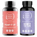 Happy Healthy Hippie PeriPeace Supplements for Women & Pump It Up Lactation Supplement
