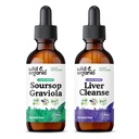 Soursop Graviola Tincture 2 fl oz & Liver Cleanse Drops 2 fl oz