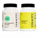Veracity Metabolism Ignite (30 Servings) & Metabolism Cleanse (10 Servings) Duo - Boosts GLP-1 to Reduce Appetite and Cravings - Natural GLP-1 & Metabolic Support Supplement