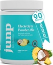 JUNP Electrolytes Powder No Sugar No Carbs – Pina Colada Coco Pineapple Keto Electrolyte Drink Mix - Potasio &amp; Sal Hydration Powder Electrolytes - Zero Calorie Sugar Free Electrolyte Powder 90ct