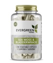 Evergreen Herbs Sea Moss & Bladderwrack Vegetable Capsules, 90 Count, 1,800 MG
