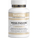 Sun Vitals Moss Fusion Complex – Organic Sea Moss, Bladderwrack & Burdock Root with BioPerine® – 60 Vegan Capsules