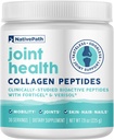 NativePath Joint Health Advanced Formula, Tipo 1 &amp; 3 Peptides con Fortigel & Verisol, Grass-Fed Unflavored Collagen for Women &amp; Men, 30 Servimientos