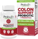 Probulin Colon Support Probiotic Supplement, Daily Gut, Digestive, and Immune Health Probiotics Capsules for Men and Women, 20 Billion CFU, Vegan, 60 Conde Bottle