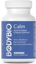 BodyBio Calm - Natural Stress Relief Blend with Rhodiola, Glycine & Phosphatidylserine - Supports Relax, Mental Focus &amp; Balanced Cortisol - Non - Drowsy Formula