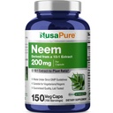 NusaPure Neem Leaf Root Capsules, 200 mg, 150 Veg Capsules (Non-GMO, Vegan)