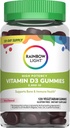 Rainbow Light Vitamin D Gummies, High Potency Vitamin D3 2,000IU Immune Health Support, Helps Support Strong Bones & Teeth, Gluten Free, Vegan, Berry, 120 Gummies
