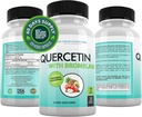 DOCTOR RECOMENDADO SUPPLEMENTOS Quercetin 800mg w/Bromelain 165mg Por Serving- 120 Veggie Capsules-Full 60 Day Supply, Vitamin Supplement to Support & Bioflavonoids, Gluten Free, Non-GMO